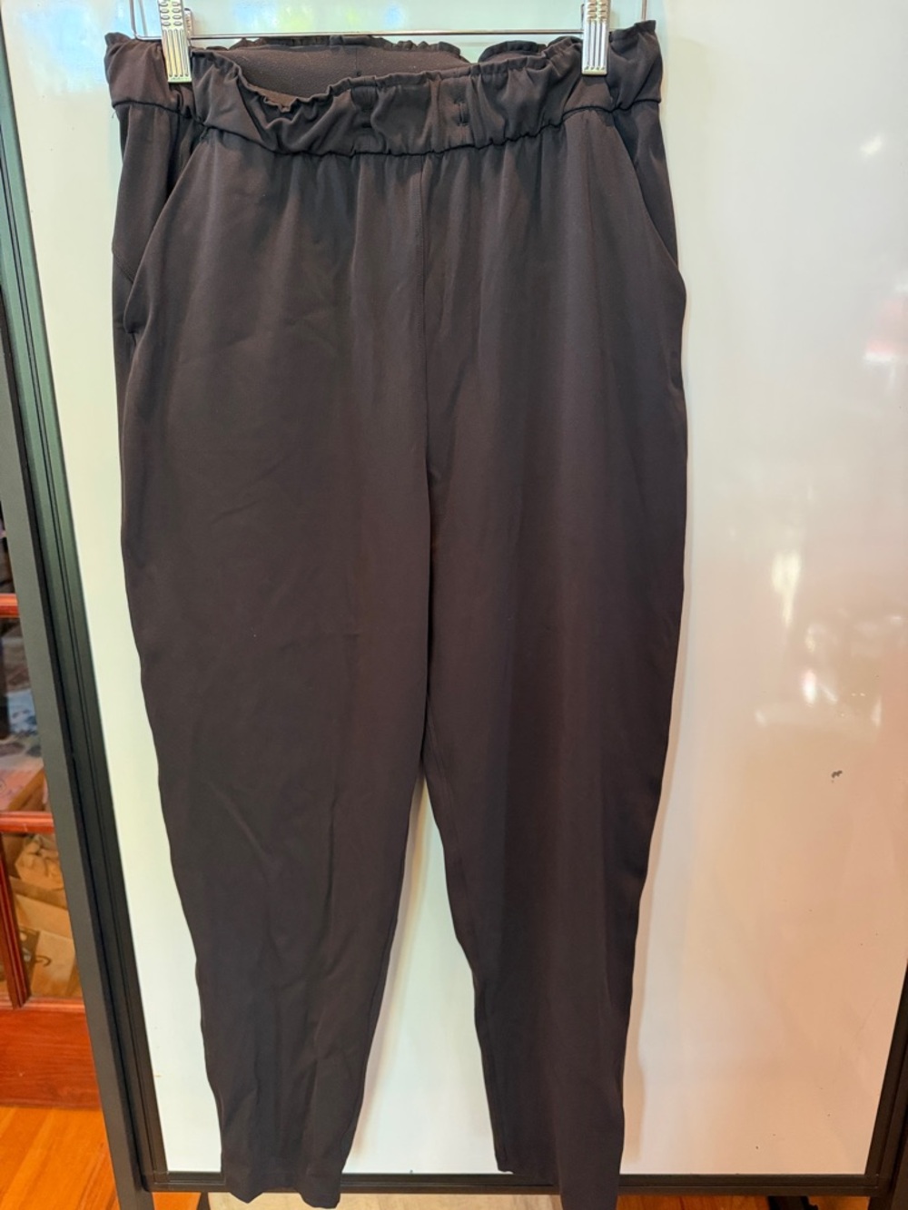 lululemon Black Paperbag Waist Tapered Golf Pants